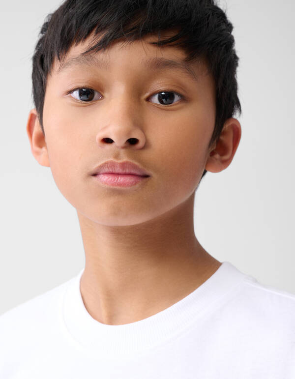 Gear Up Text-T-Shirt Wei&szlig; SHOEBY BOYS