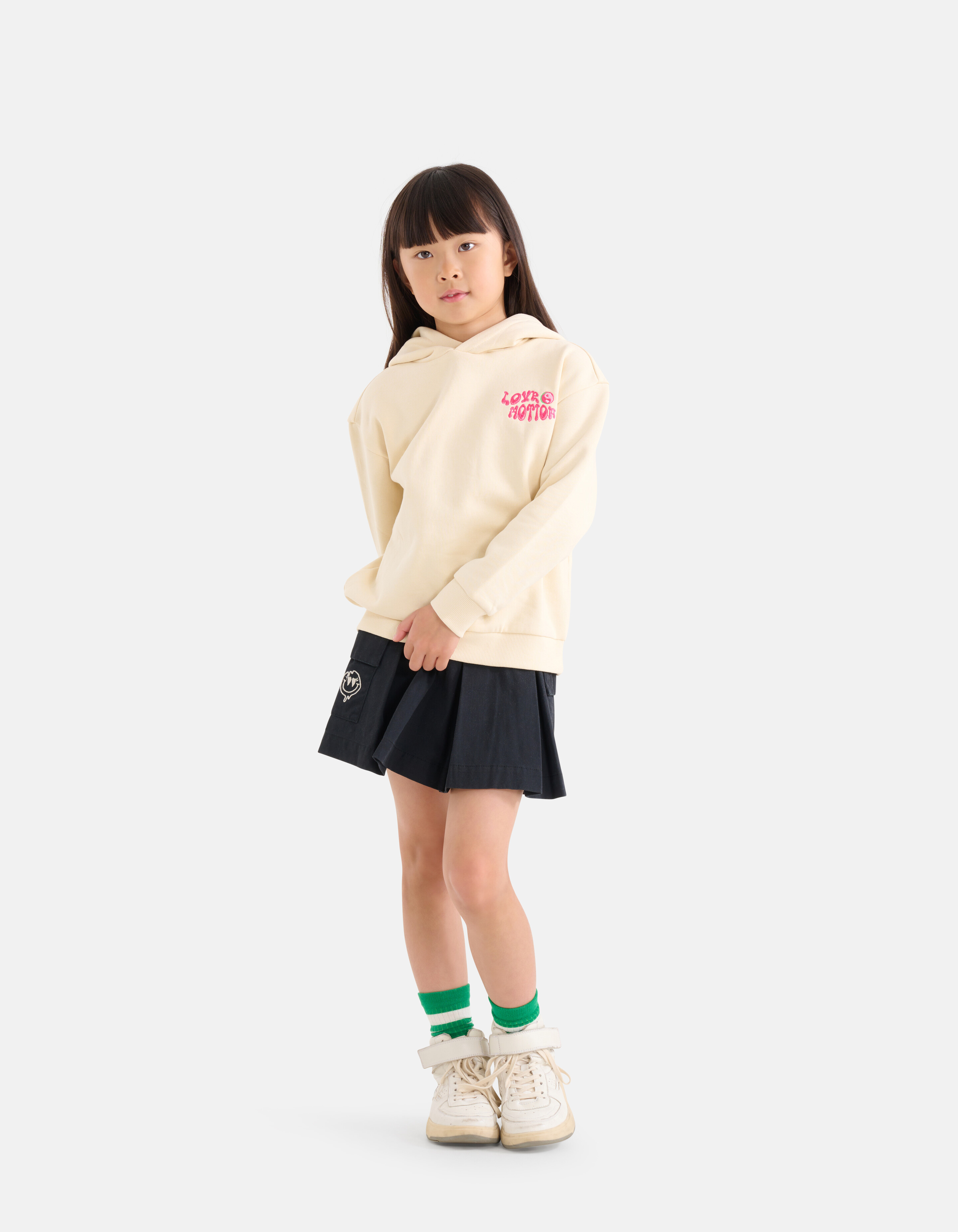 Grafik Hoodie Off White SHOEBY GIRLS