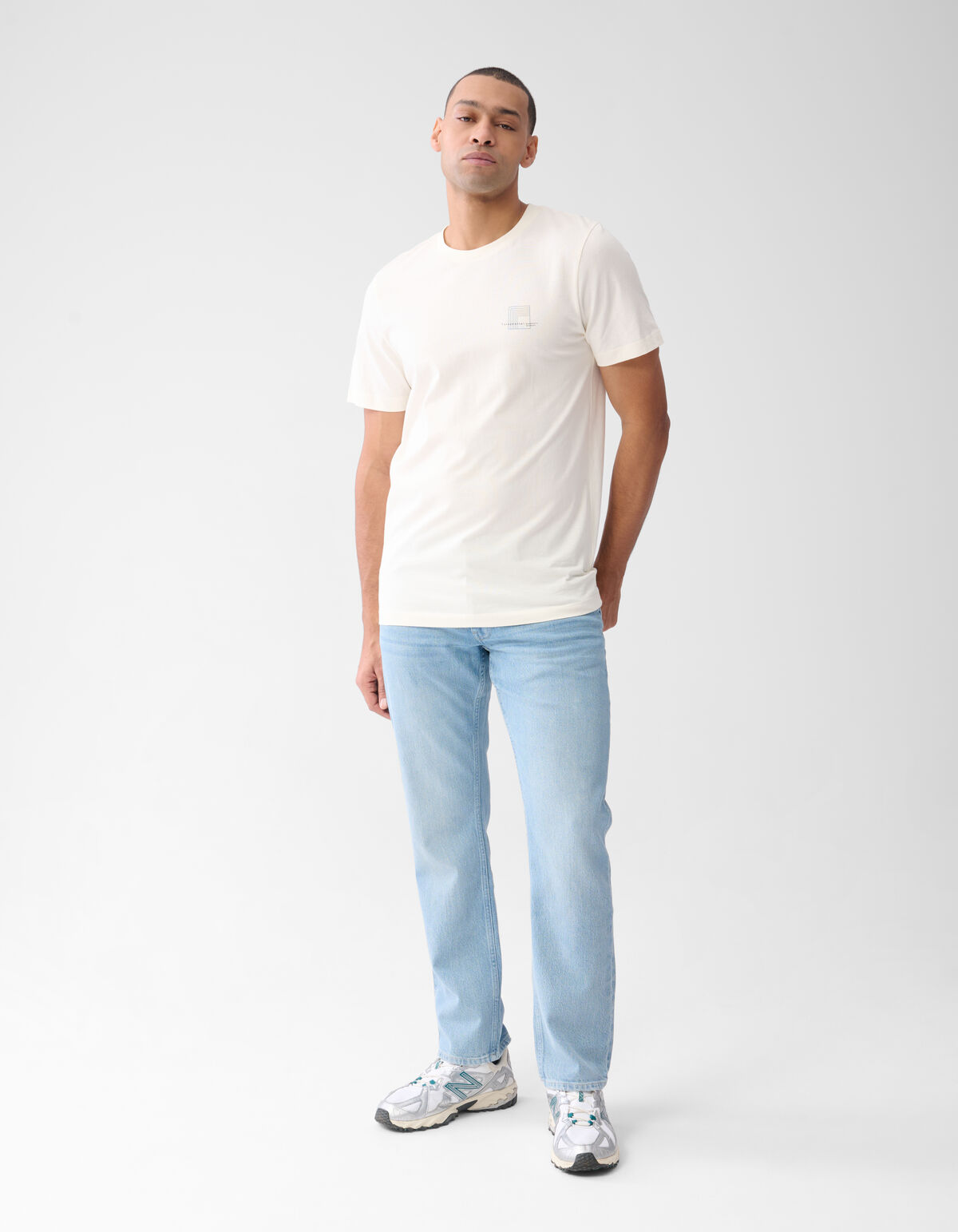 Text-T-Shirt Off White SHOEBY MEN