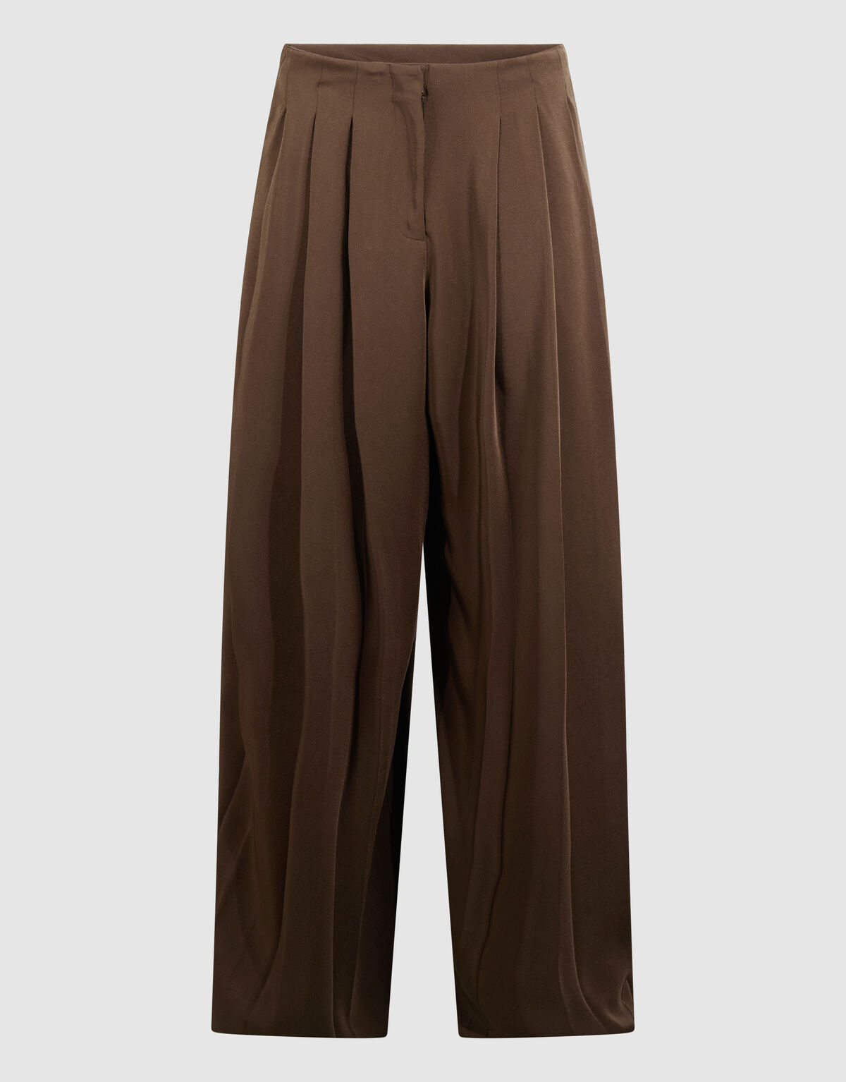 Faltenhose Braun von Fred SHOEBY WOMEN