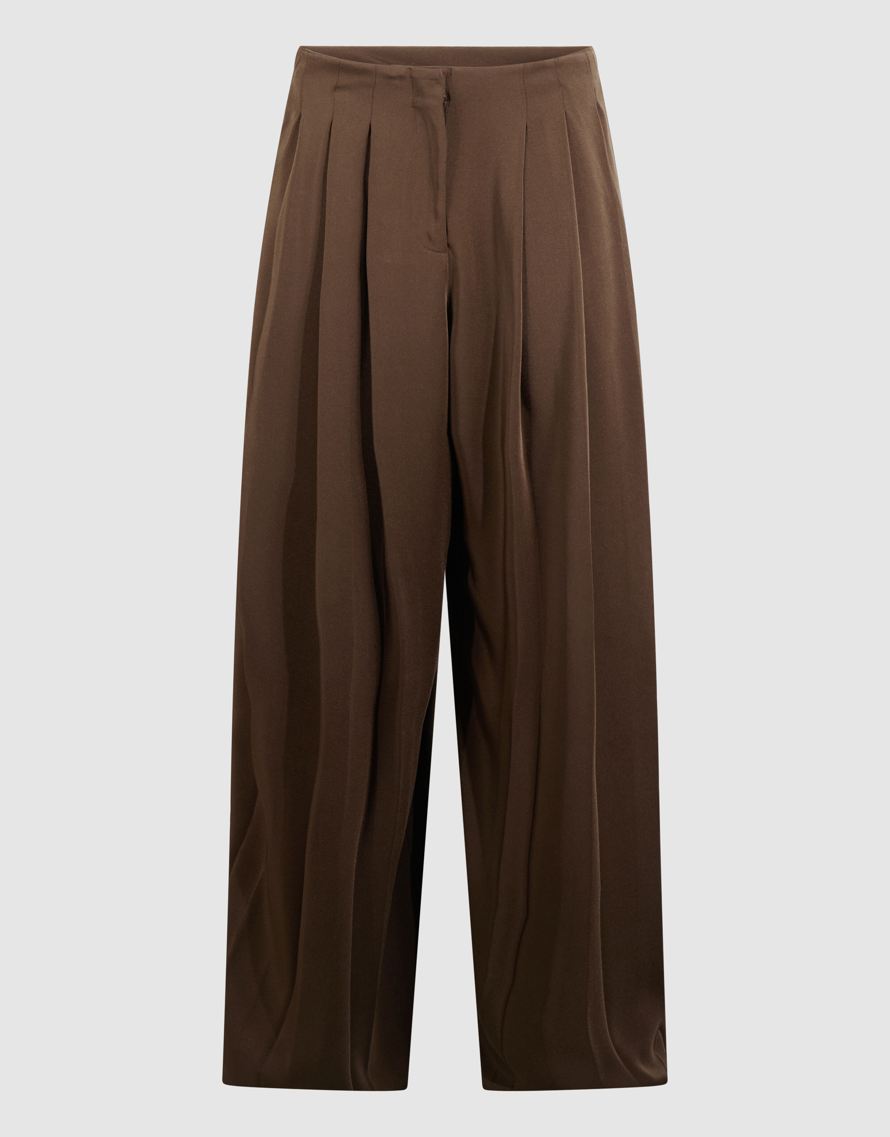 Faltenhose Braun von Fred SHOEBY WOMEN
