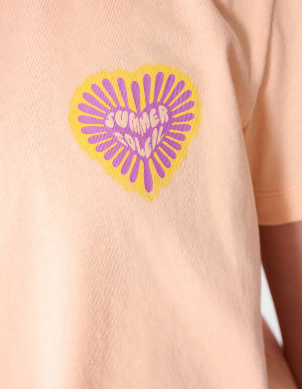 Summer Soleil T-Shirt Hellorange SHOEBY GIRLS