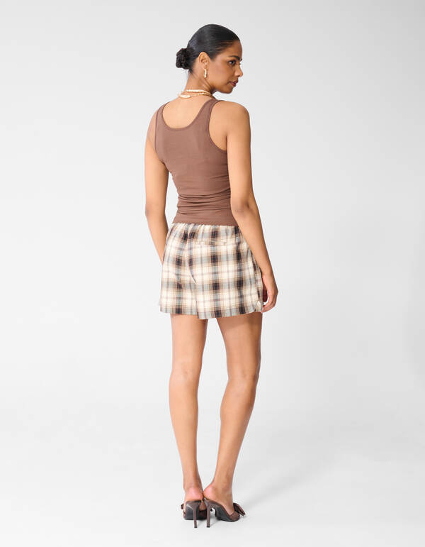 Basic Tanktop Hellbraun SHOEBY WOMEN