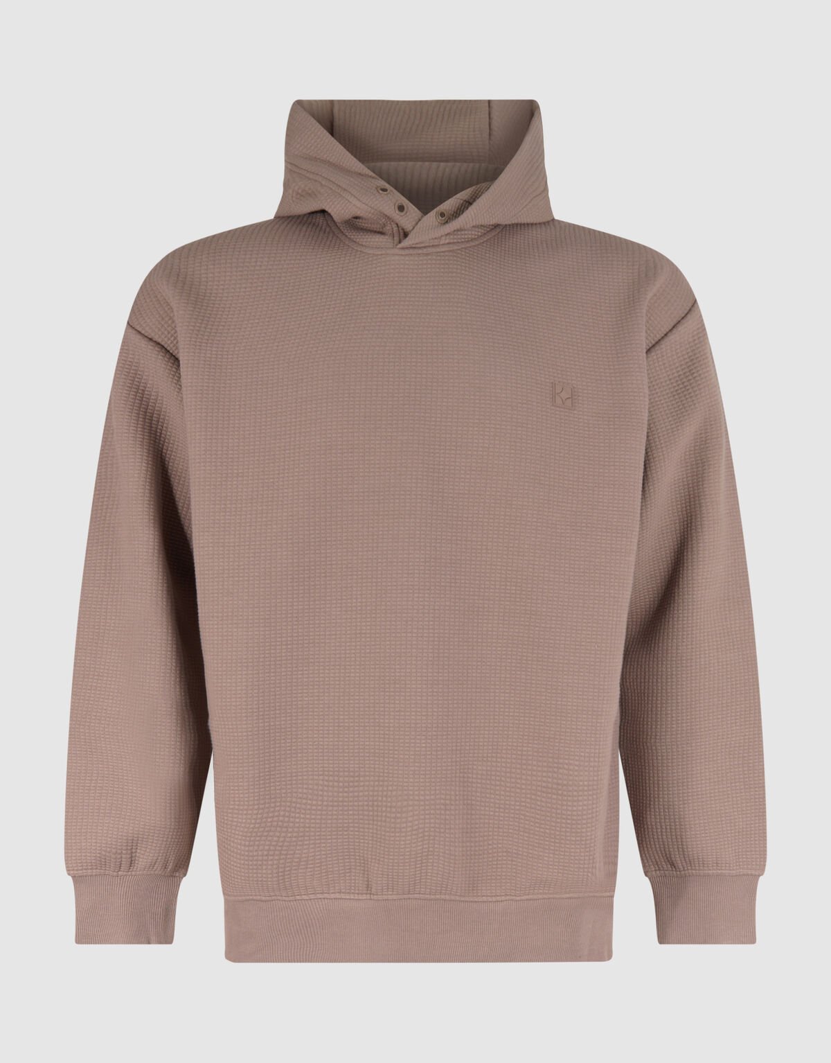 Jacquard Hoodie Hellbraun SHOEBY MEN