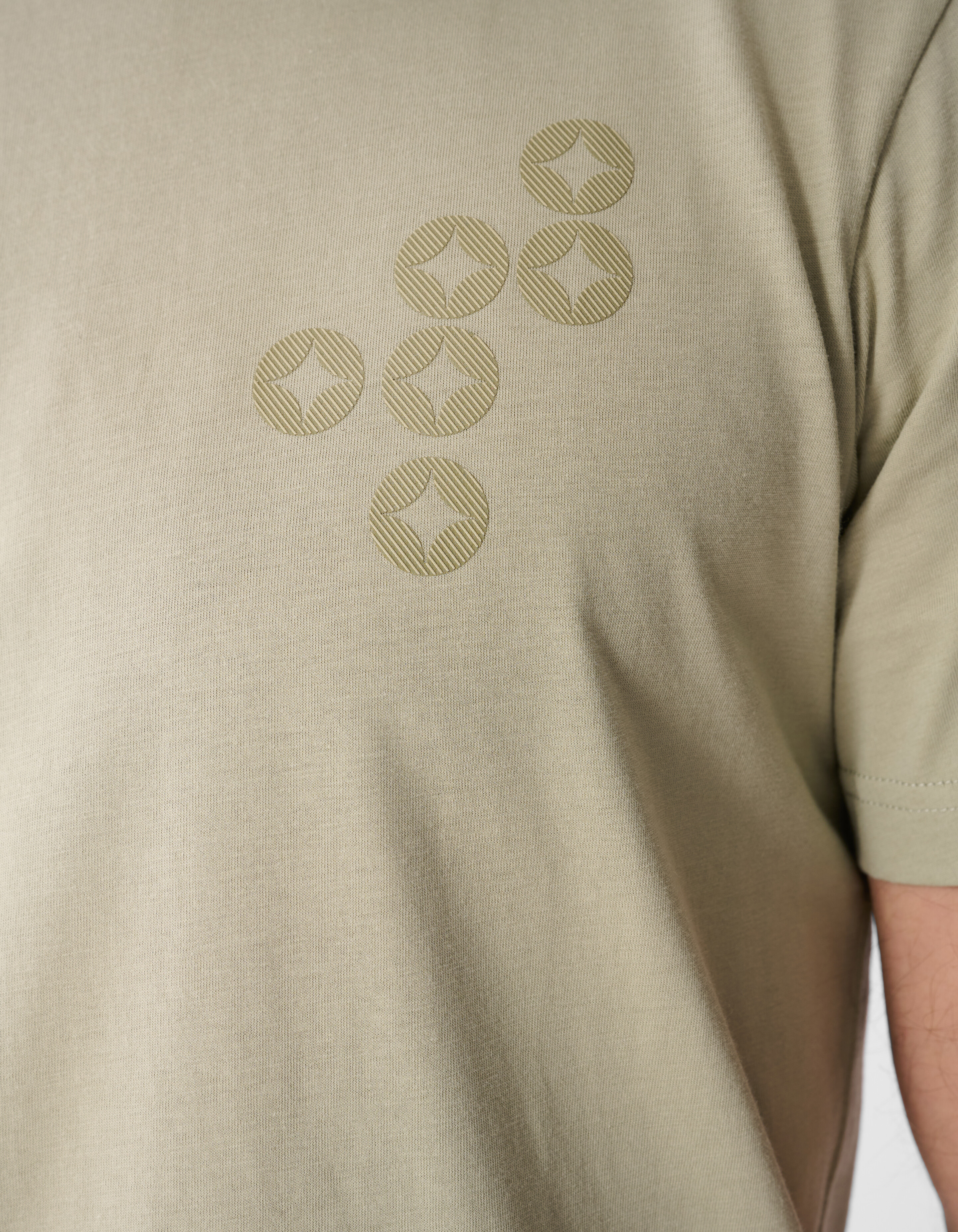 Spread Logo T-Shirt Hellgr&uuml;n SHOEBY MEN