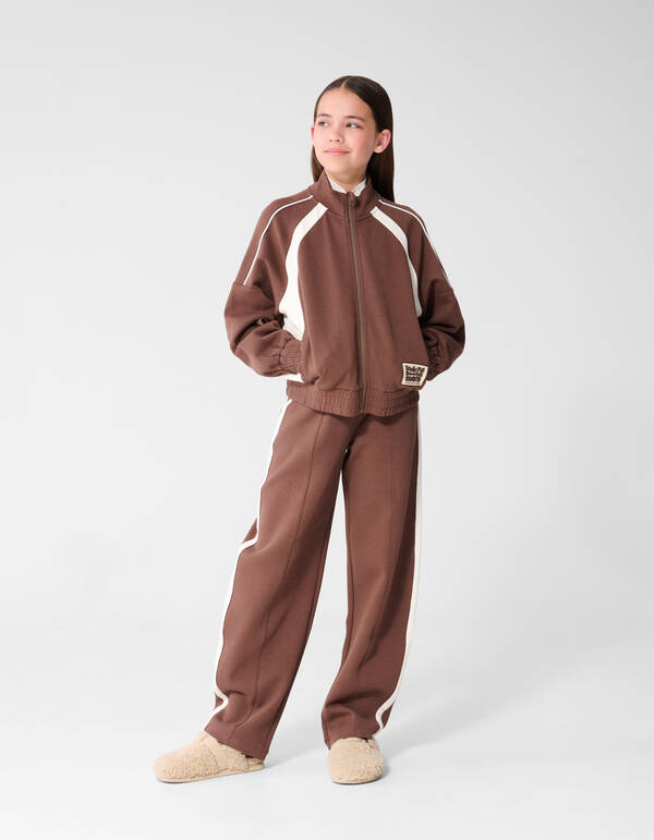 Label Sportweste Braun SHOEBY GIRLS