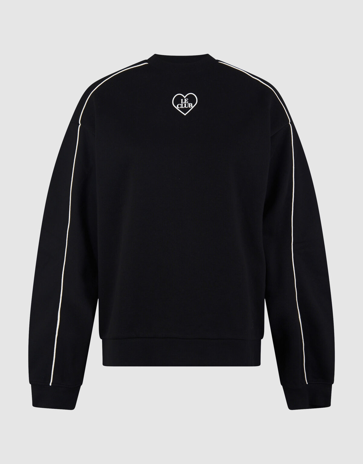Pullover mit Herz-Artwork Schwarz SHOEBY WOMEN