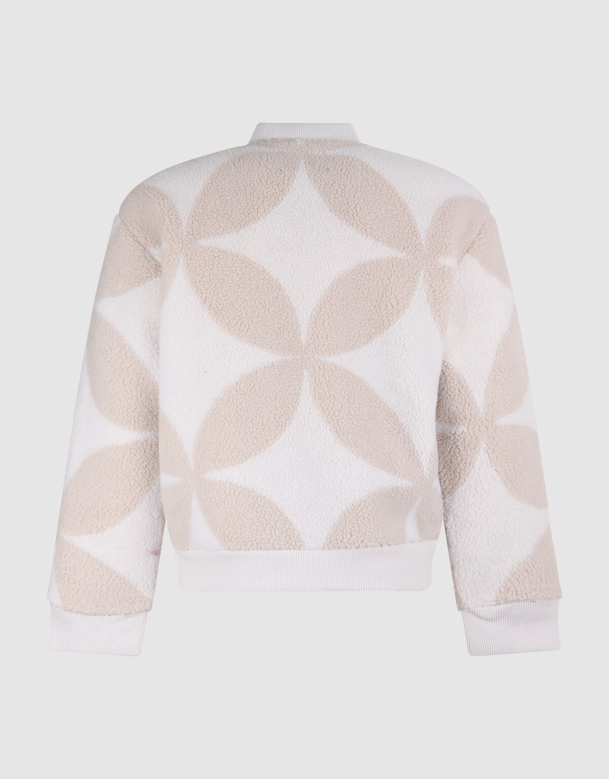 Bomberjacke mit Teddy-Logo in Off-White SHOEBY MEN