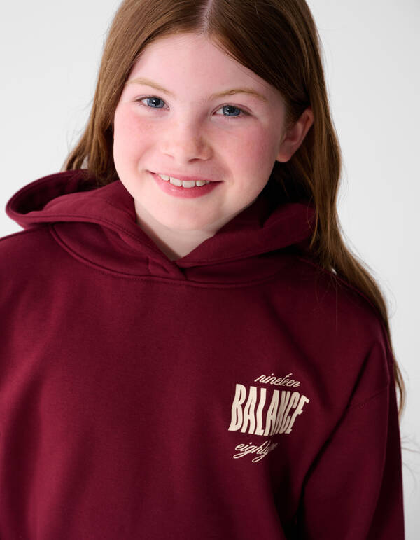 Balance Artwork Hoodie Dunkelrot SHOEBY GIRLS