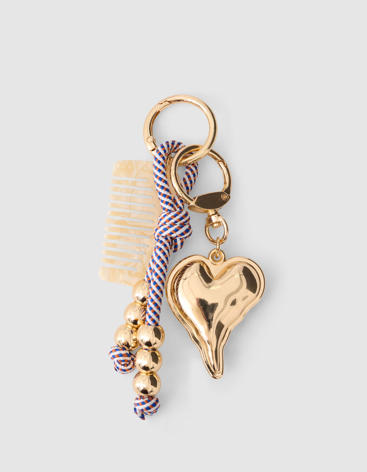 Taschenanh&auml;nger Kamm Gold SHOEBY ACCESSOIRES