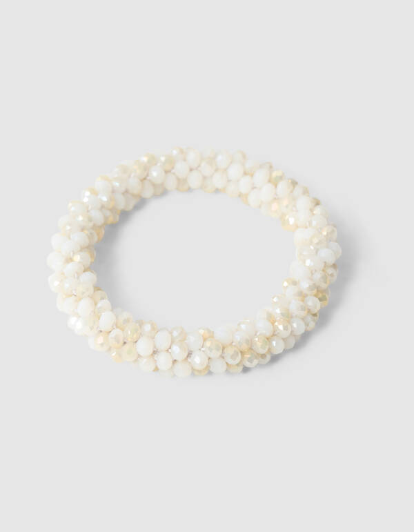 Beaded Haarband Beige SHOEBY ACCESSOIRES