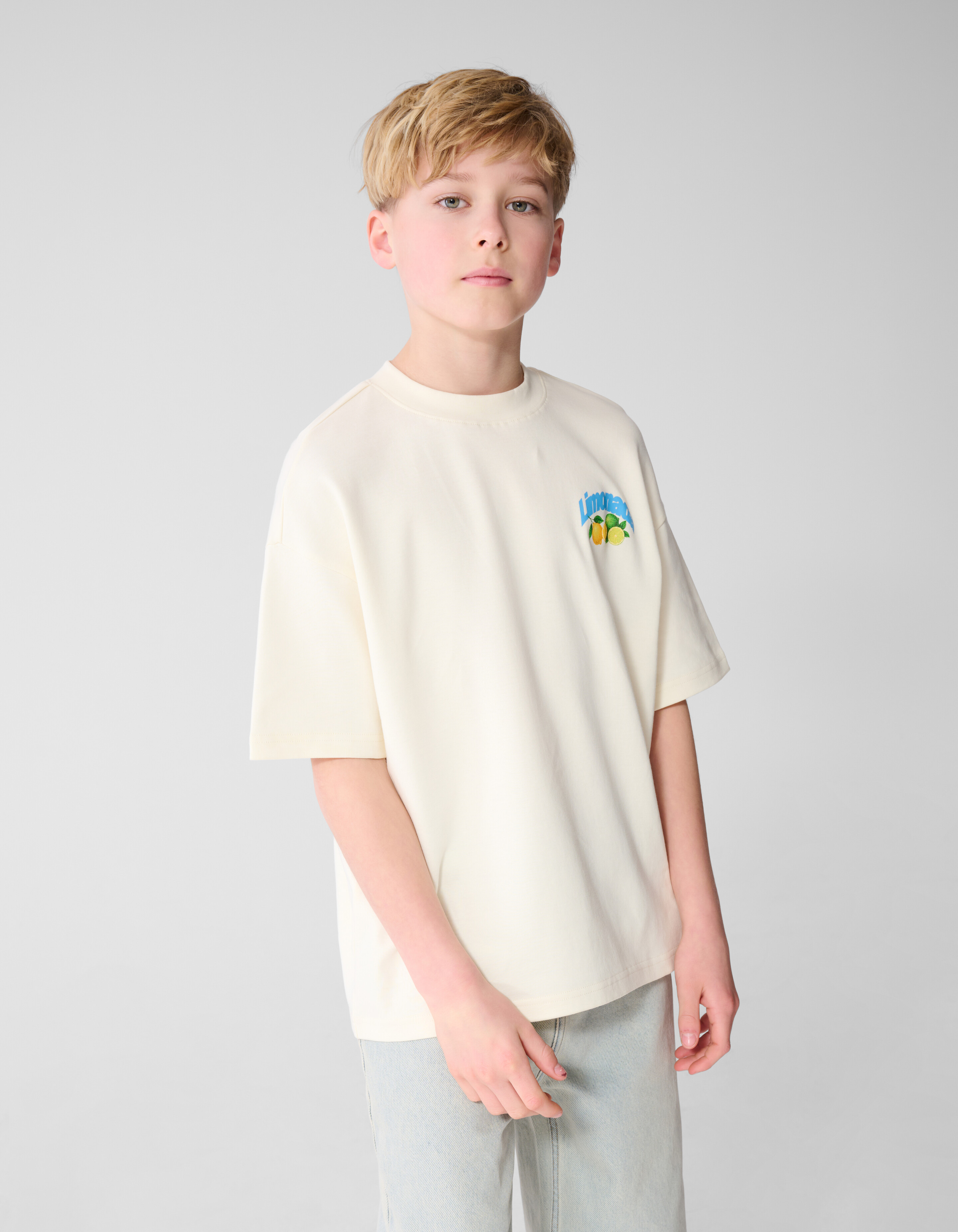 Limonada Artwork T-Shirt Gebrochen Wei&szlig; SHOEBY BOYS