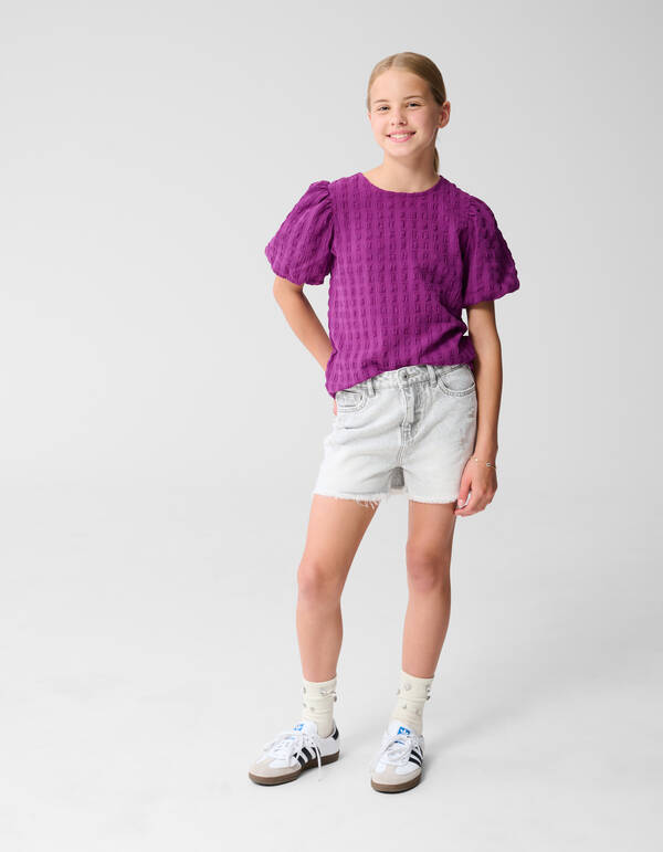 Destroy Denim Shorts Hellgrau SHOEBY GIRLS