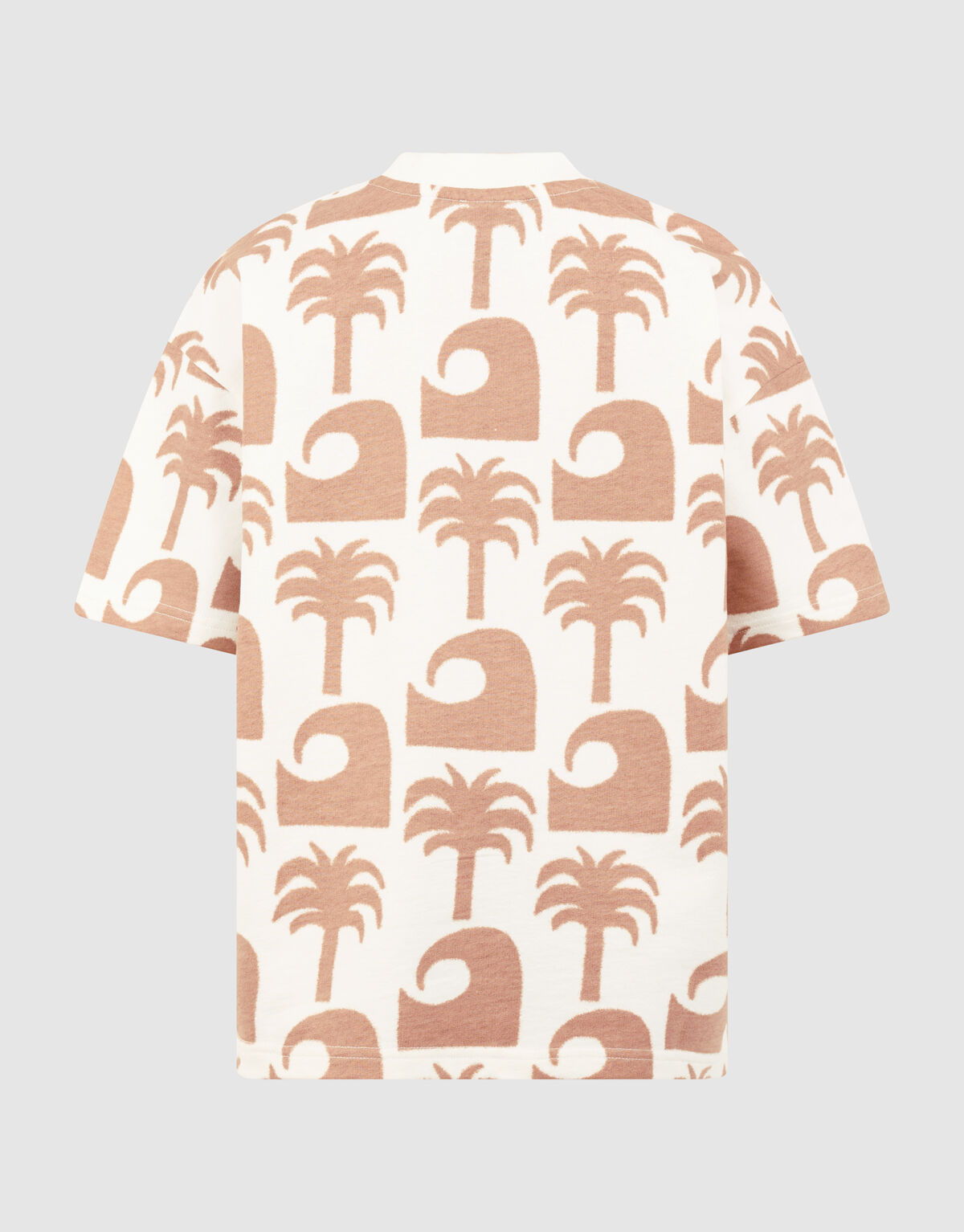 Tropic Vibes Artwork T-Shirt in gebrochenem Wei&szlig; SHOEBY BOYS