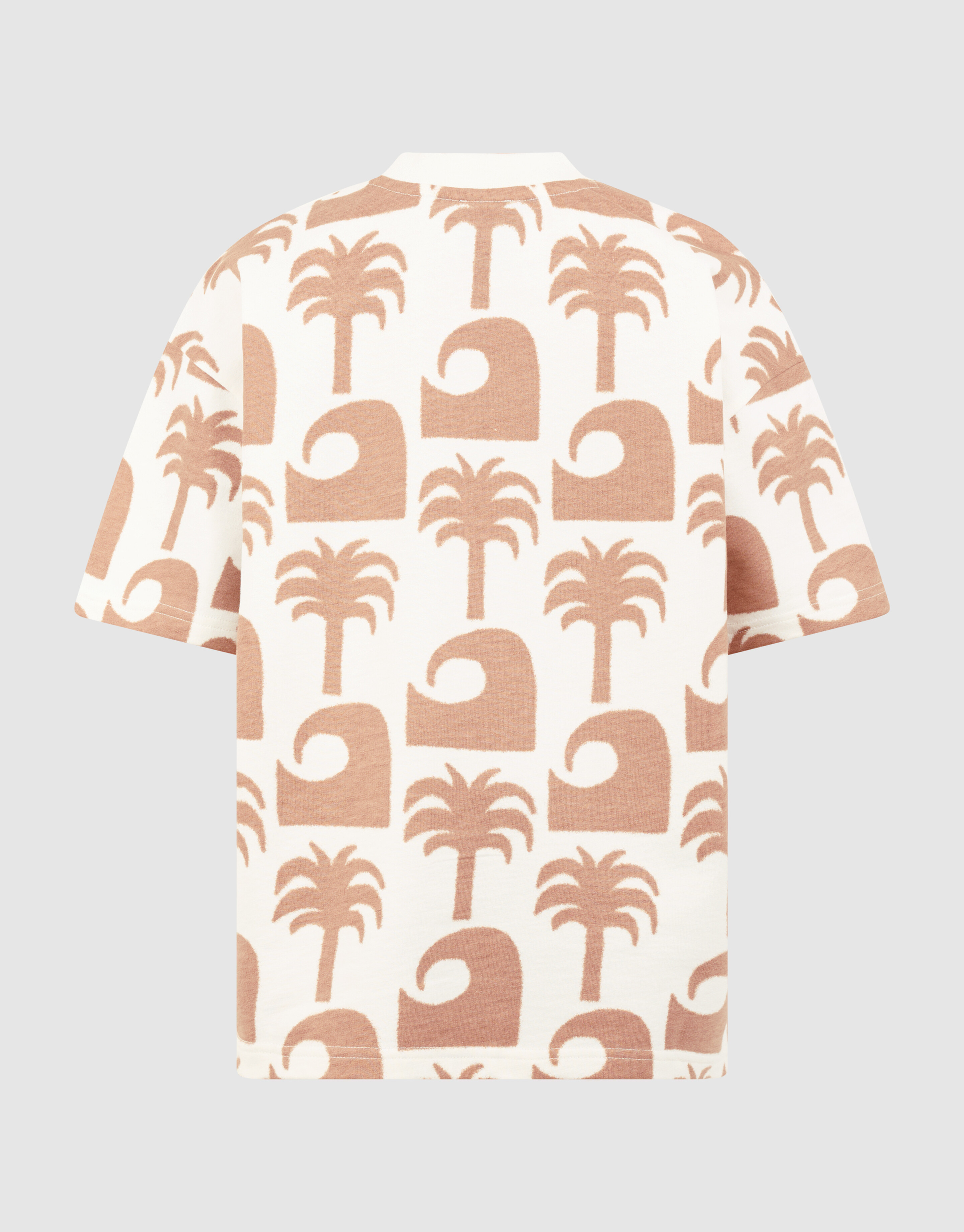 Tropic Vibes Artwork T-Shirt in gebrochenem Wei&szlig; SHOEBY BOYS