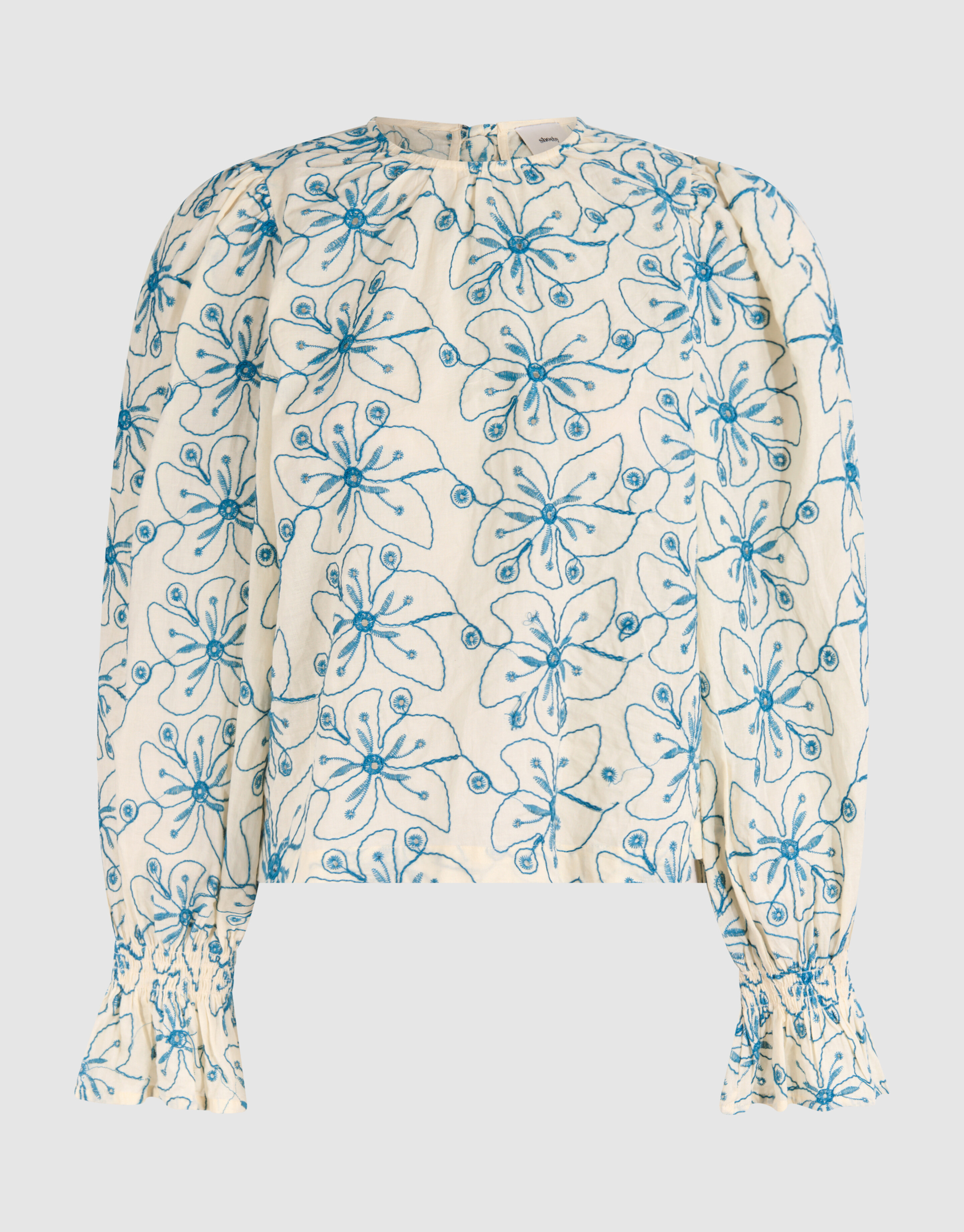 Broderie-Bluse Gelb SHOEBY WOMEN