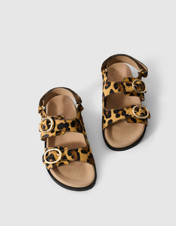 Leopard Sandale Braun SHOEBY SHOES