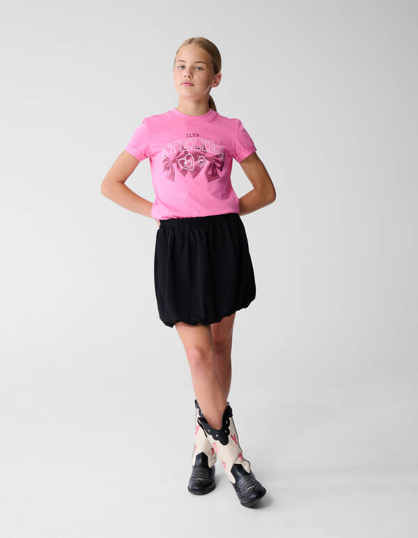 Strass Balloon Minirock Schwarz SHOEBY GIRLS