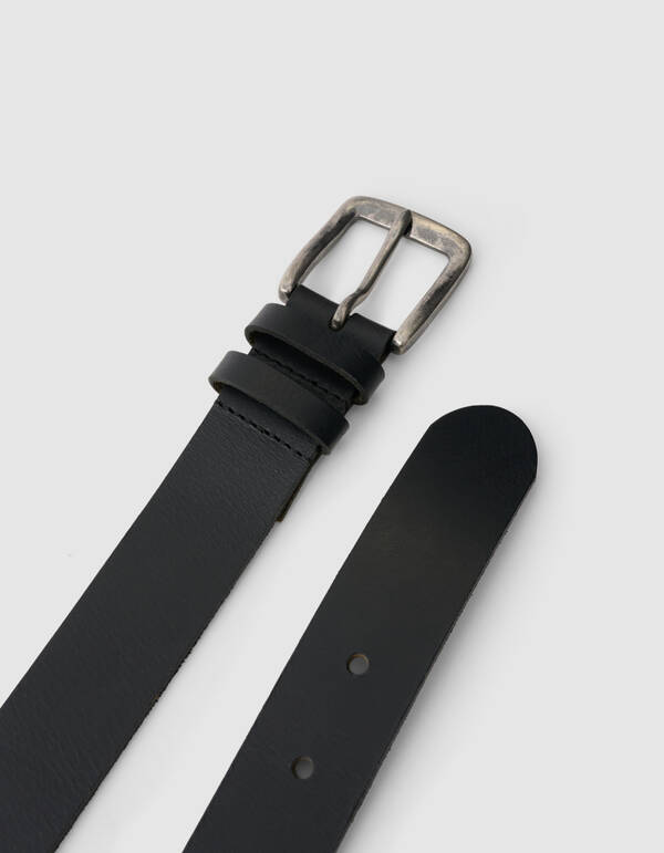 Lederg&uuml;rtel Schwarz SHOEBY ACCESSOIRES