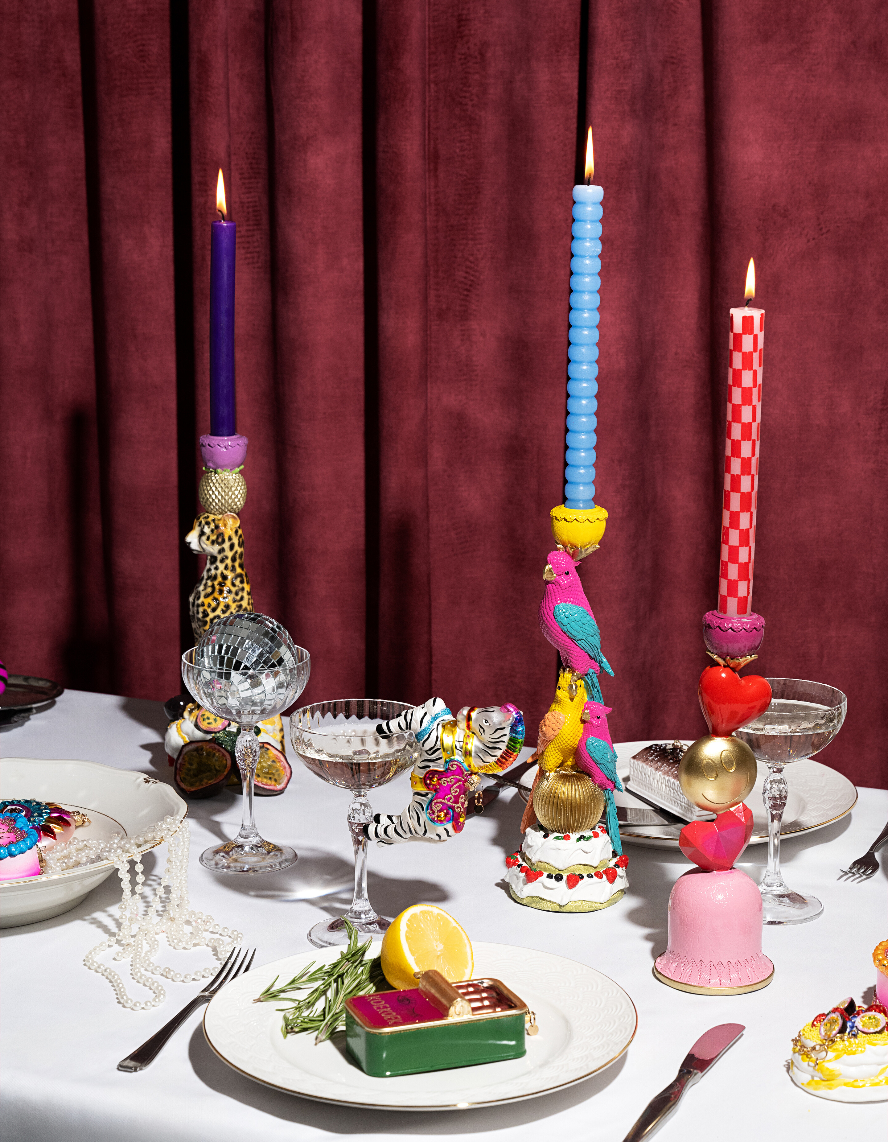 Kuckuck Zinn Weihnachtskugel Mehrfarbig By Fred SHOEBY ACCESSOIRES