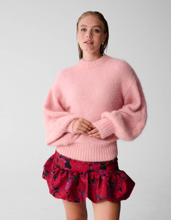 Hairy Oversized Pullover Hellrosa SHOEBY WOMEN