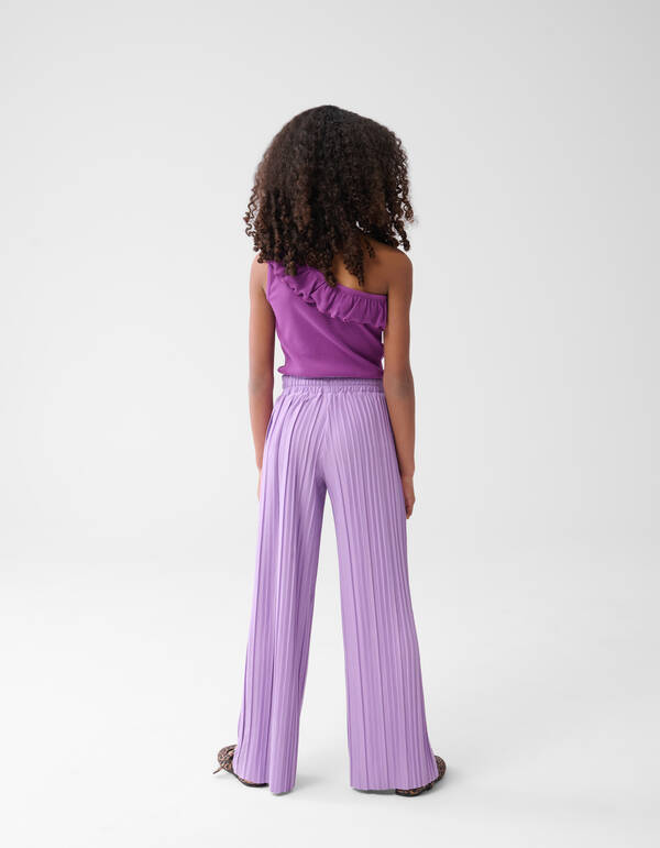 Pliss&eacute;-Hose Hellviolett SHOEBY GIRLS