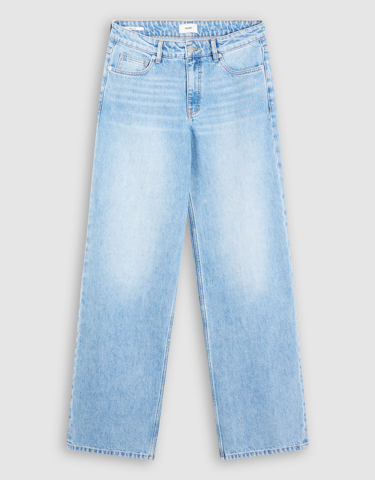 Mittelhoher Bund, weites Bein, mittlerer Taillenum SHOEBY WOMEN