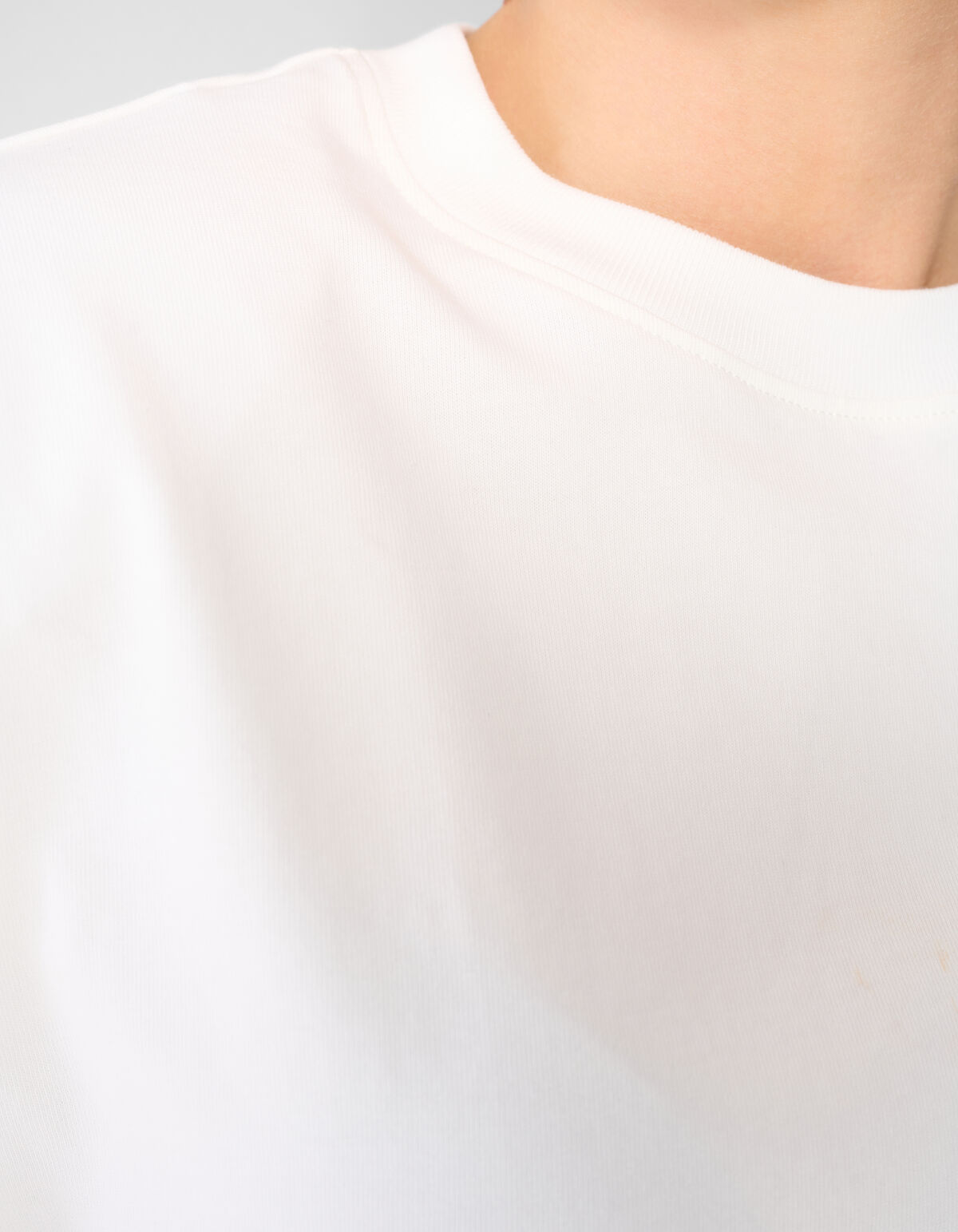 Big Shoulder T-Shirt Wei&szlig; SHOEBY WOMEN