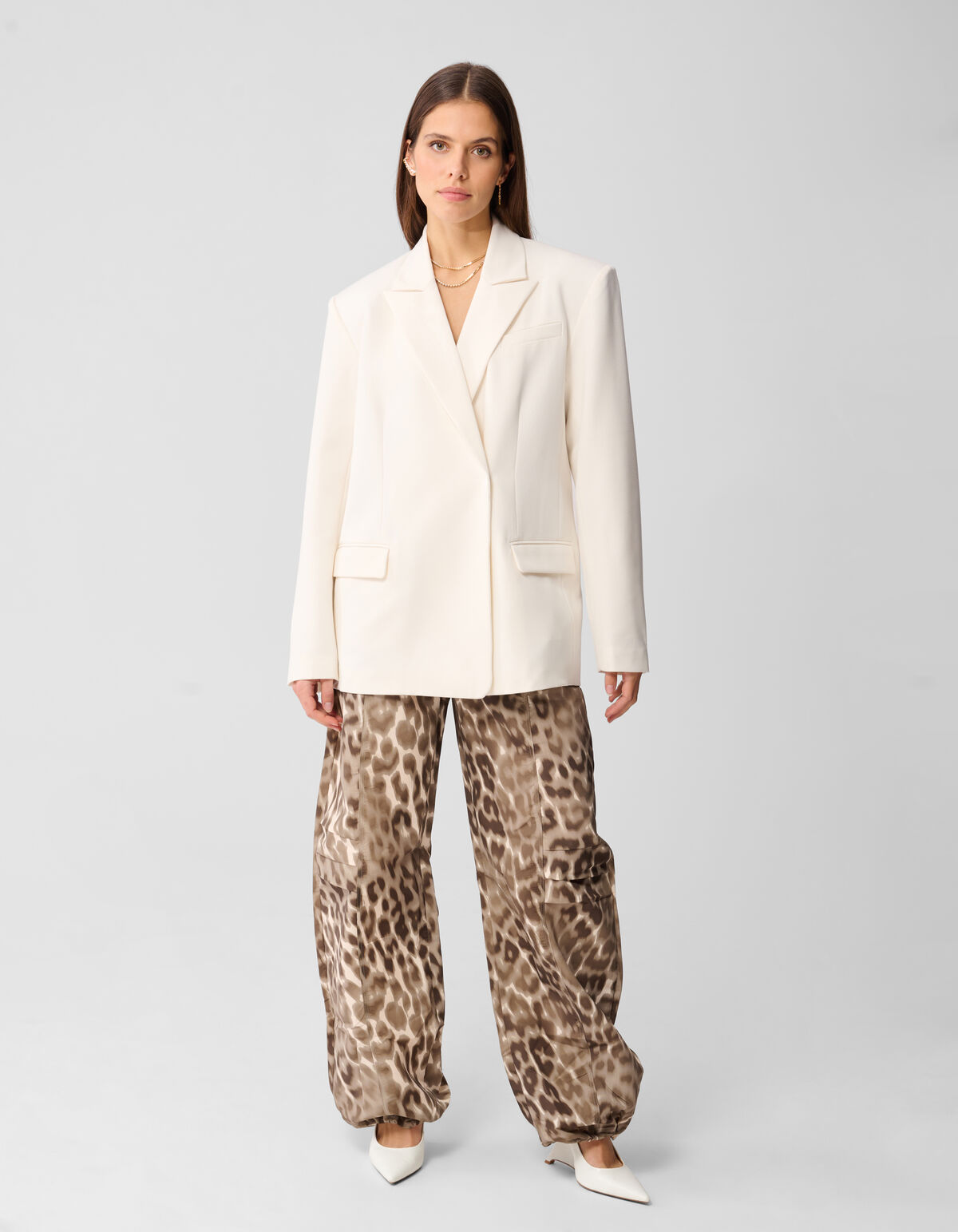 Oversized Blazer Off-White SHOEBY WOMEN