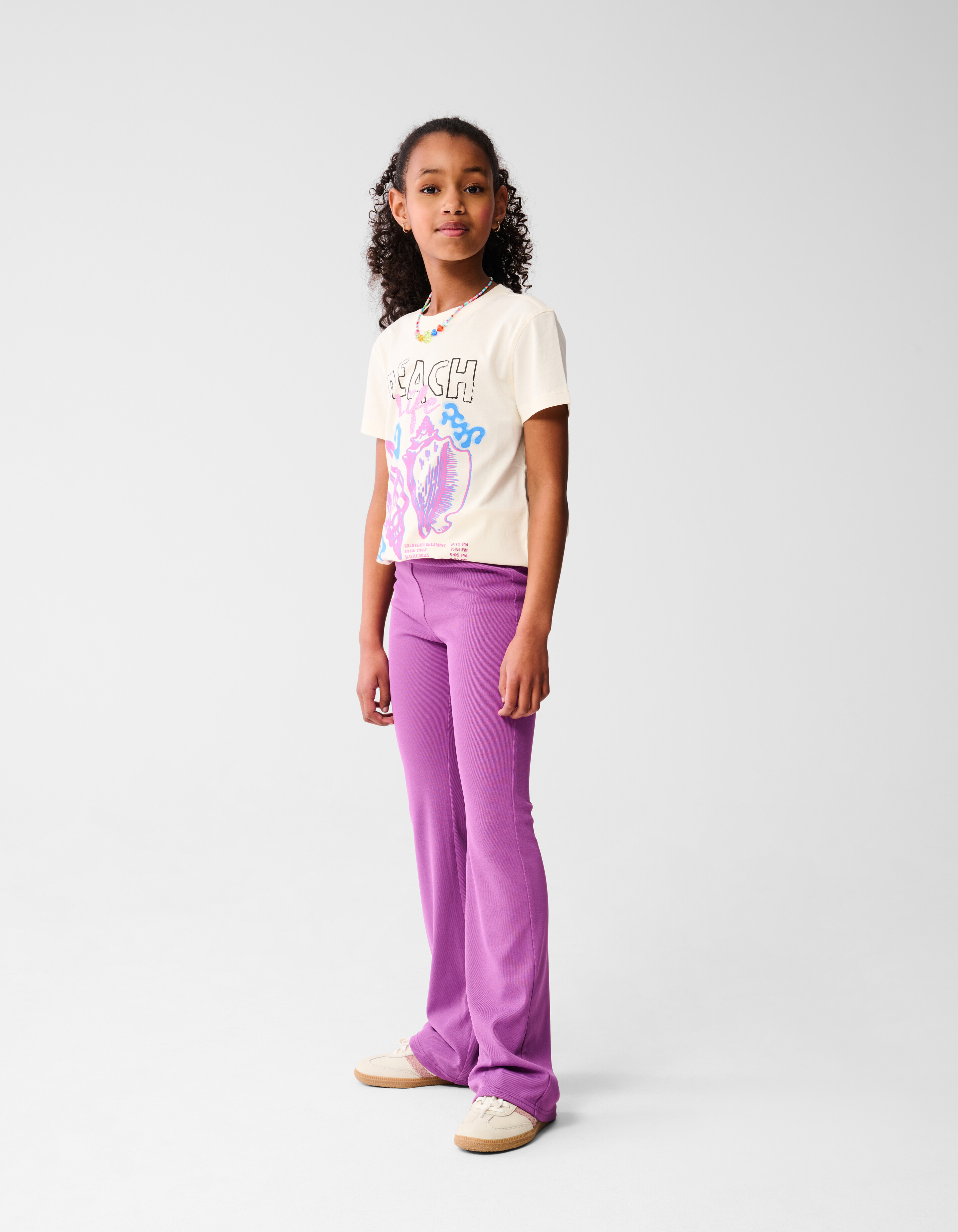 Ausgestellte Leggings Lila SHOEBY GIRLS