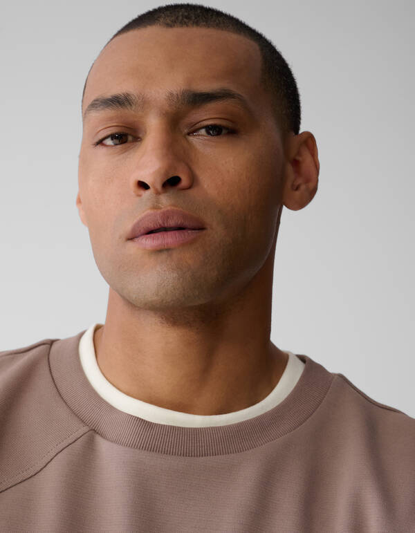 Big Sparkle Sweater Hellbraun SHOEBY MEN