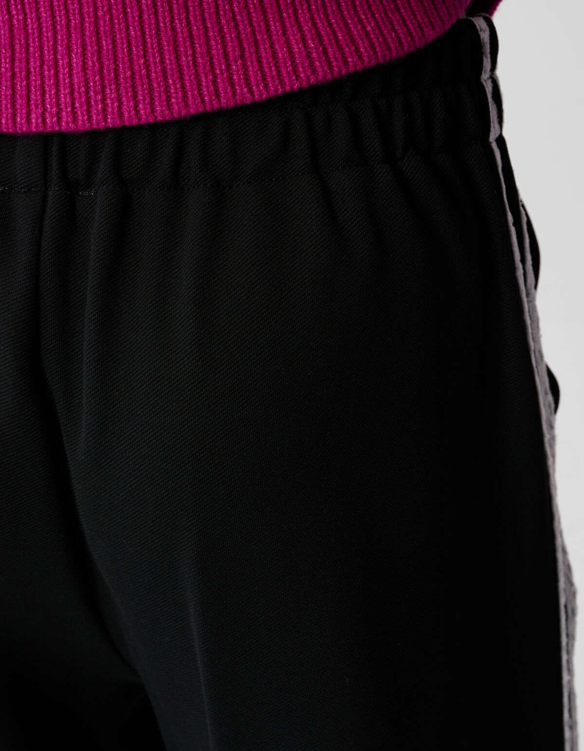 Sportliche Hose mit weitem Bein Schwarz SHOEBY GIRLS