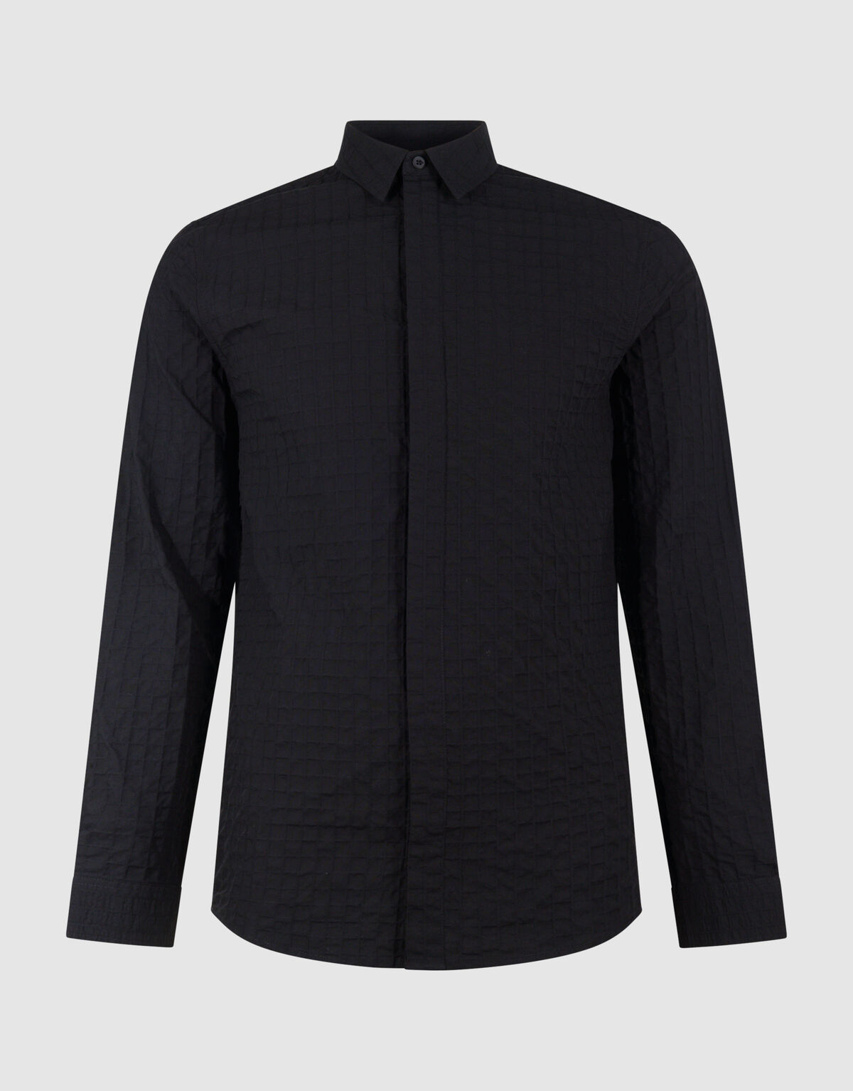 Struktur Hemd Schwarz SHOEBY MEN