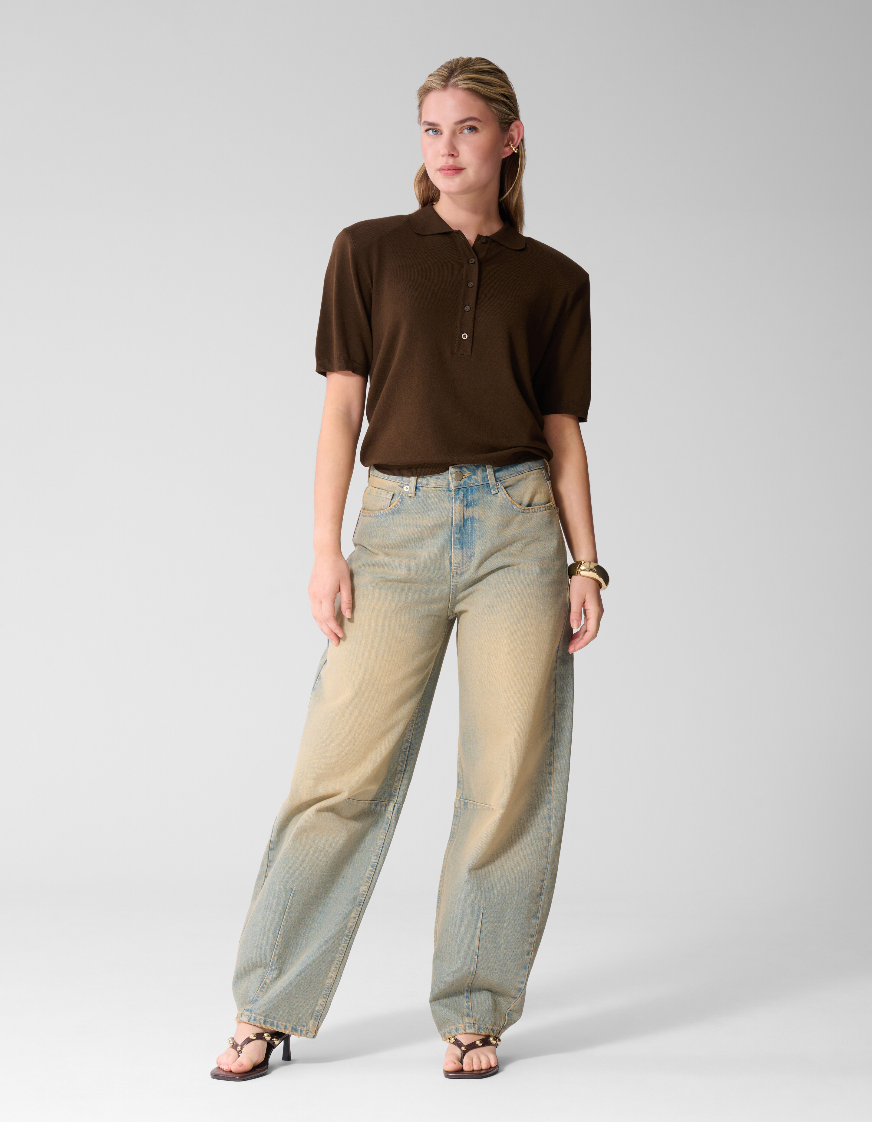 Baggy Fit Jeans Washed SHOEBY WOMEN