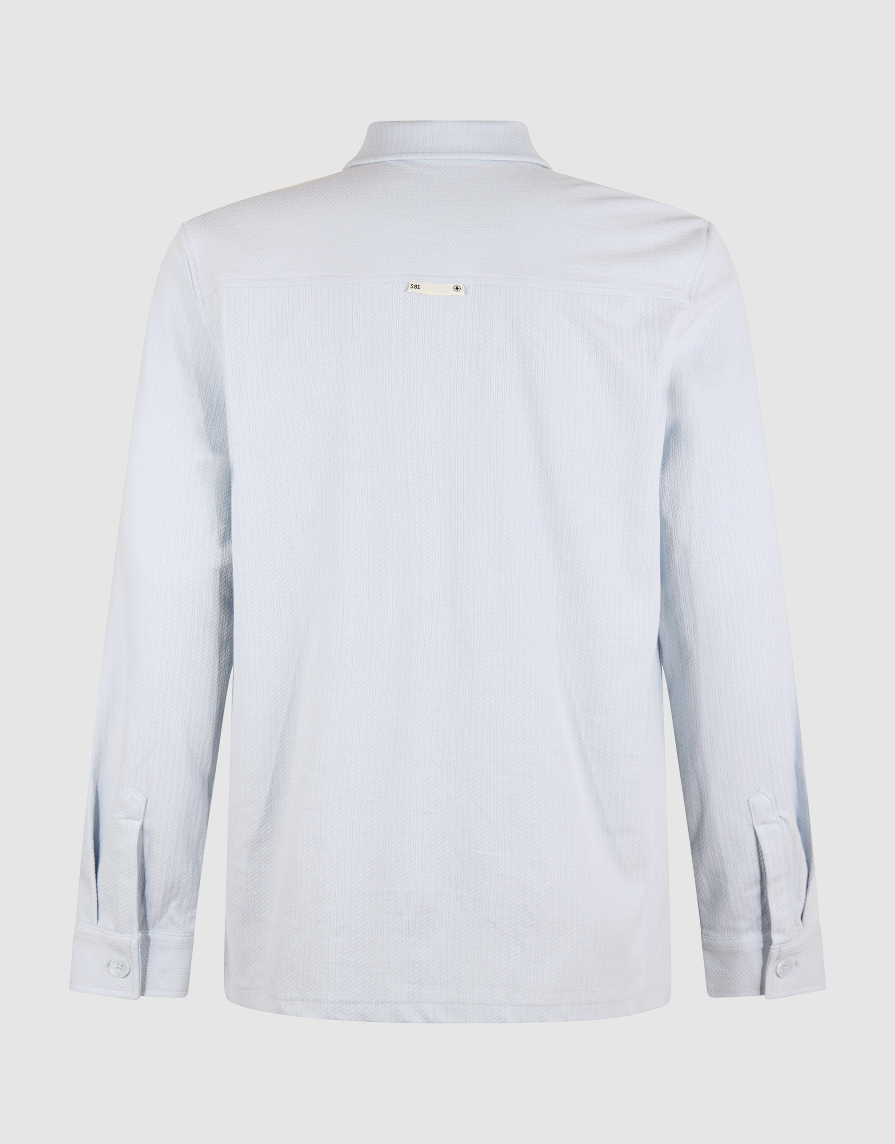 Strukturiertes Overshirt Hellblau SHOEBY MEN
