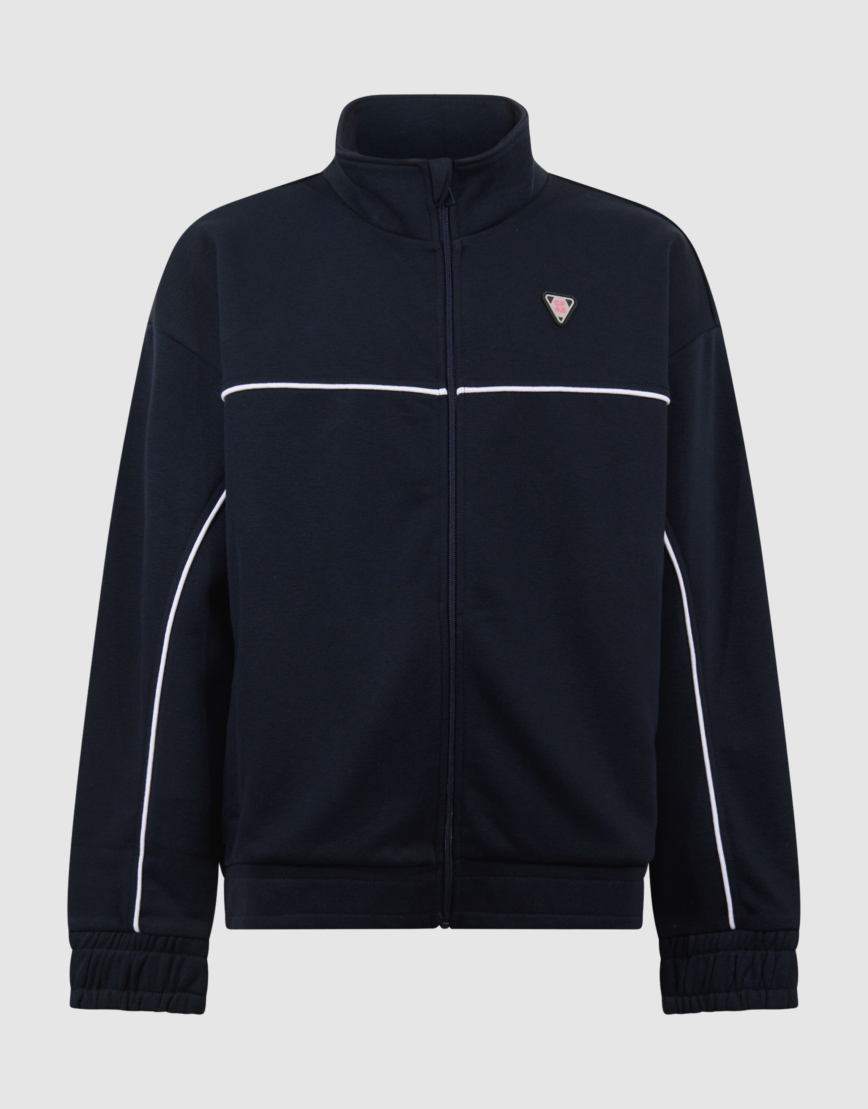 Dunkelblaue Jacke mit weichem Rei&szlig;verschluss SHOEBY BOYS