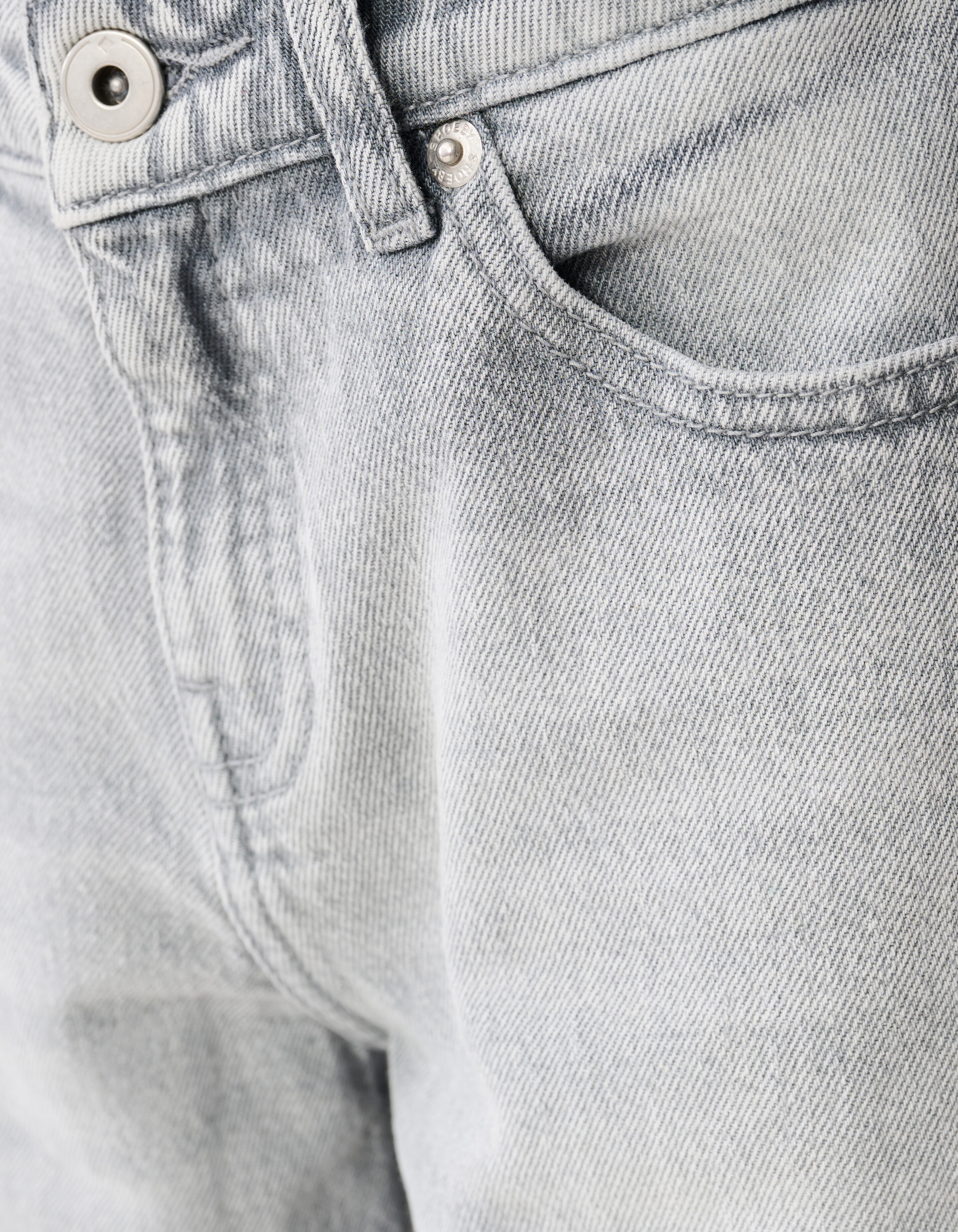 Baggy Fit Jeans Hellgrau SHOEBY BOYS