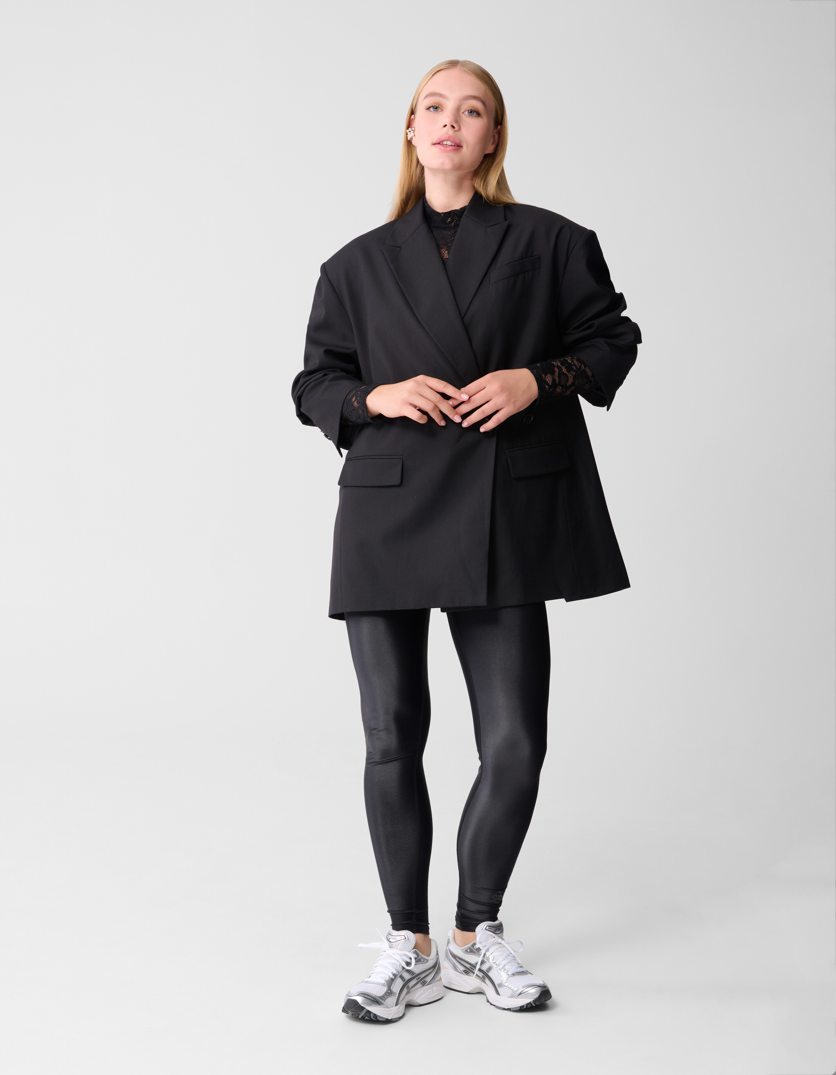 Gl&auml;nzende Leggings Schwarz SHOEBY WOMEN