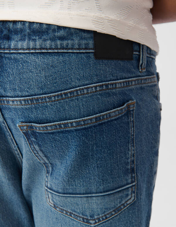 Tapered Fit Jeans Mediumstone L32 SHOEBY MEN