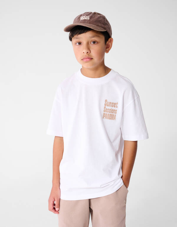 Sunset Artwork T-Shirt Wei&szlig; SHOEBY BOYS