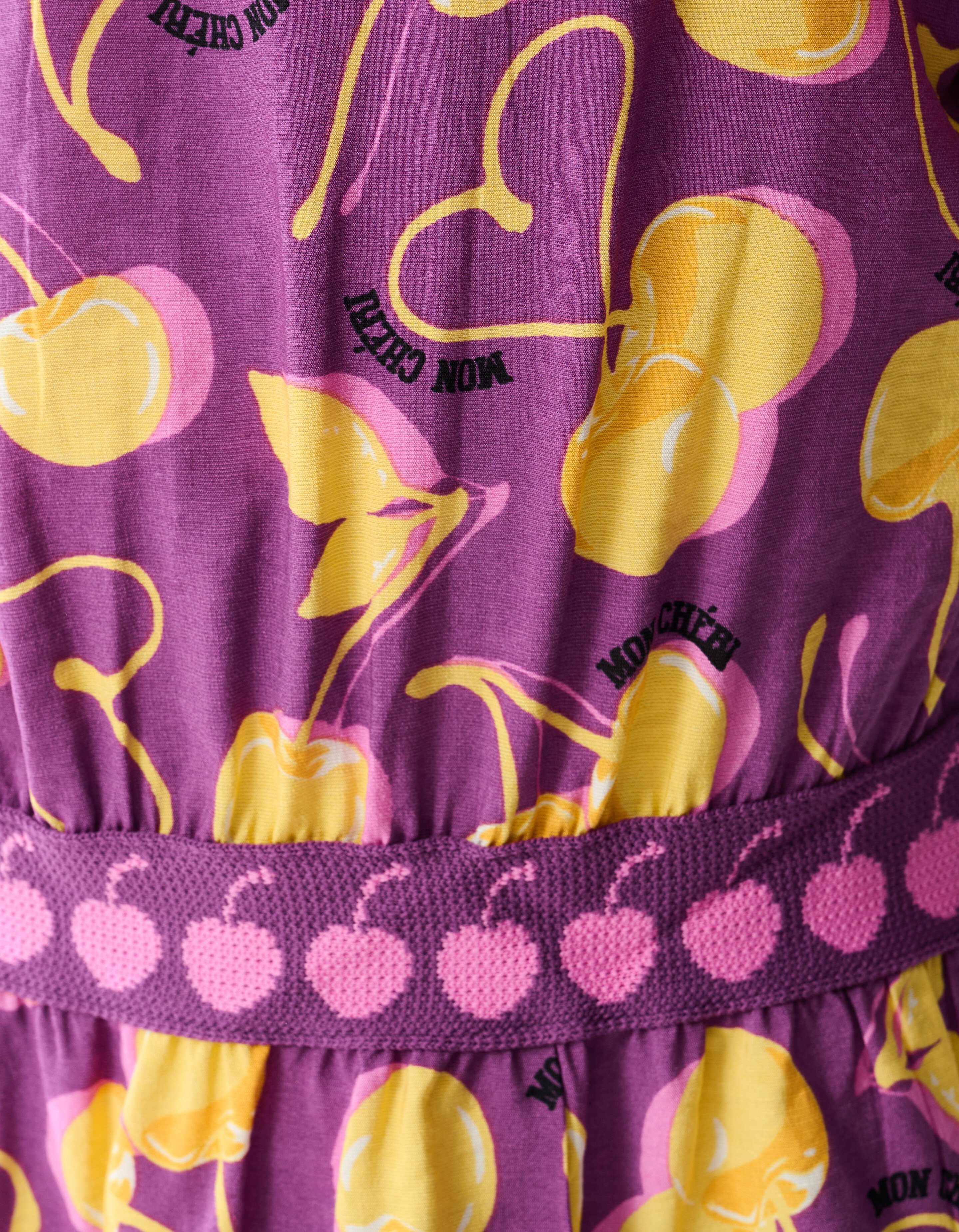 Fruit Artwork Kleid Dunkel Lila SHOEBY GIRLS