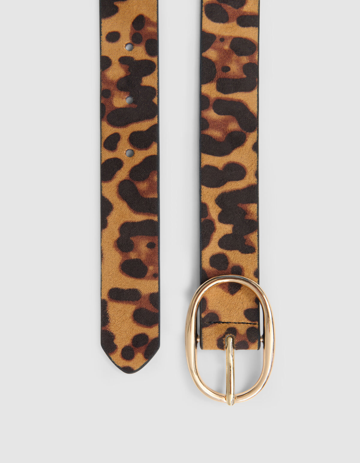 Leopard Belt Brown SHOEBY ACCESSOIRES