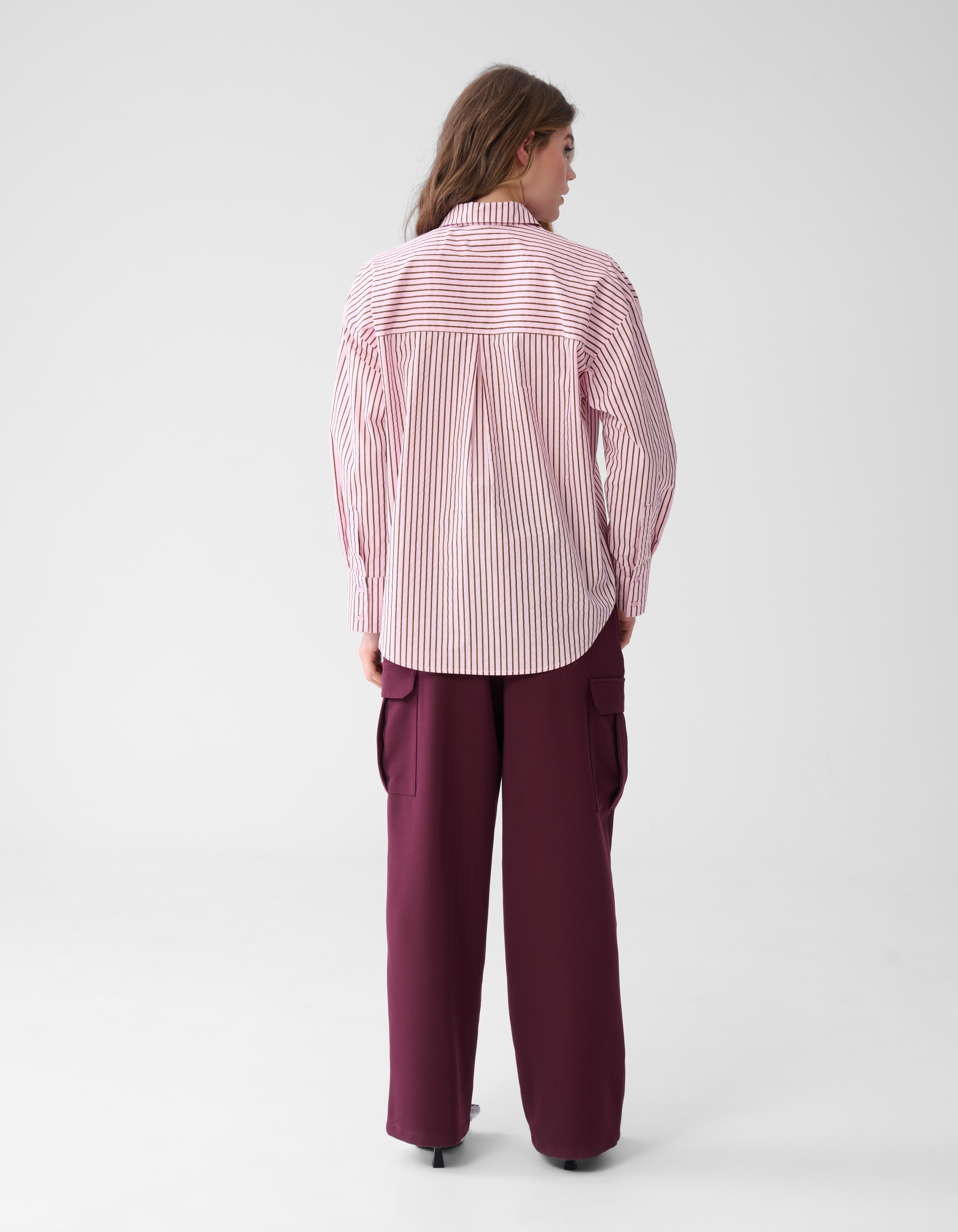 Herz-Rüschen-Bluse Rosa SHOEBY WOMEN