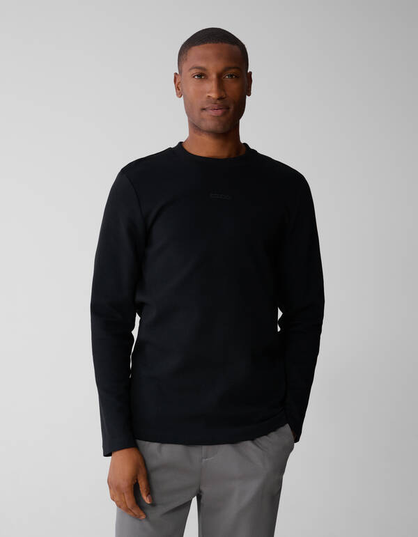 Studio Struktur T-Shirt Schwarz SHOEBY MEN