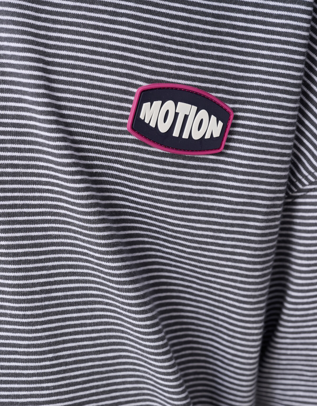 Stripe Artwork T-Shirt Schwarz/Wei&szlig; SHOEBY BOYS