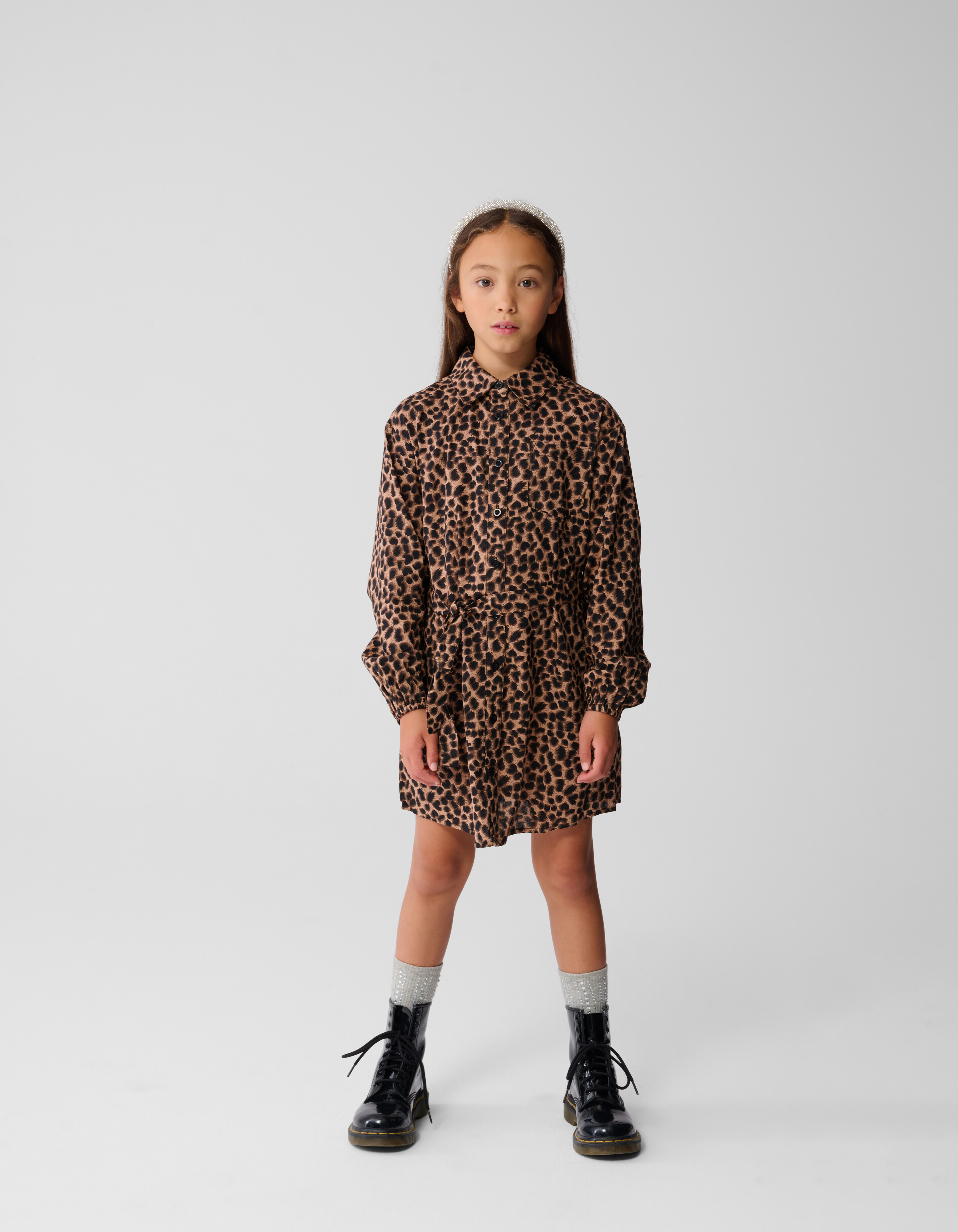Leoparden-Minikleid Braun SHOEBY GIRLS