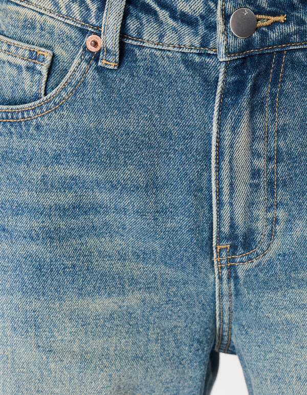 Baggy-Fit-Jeans mit Farbton Dunkelblau SHOEBY WOMEN