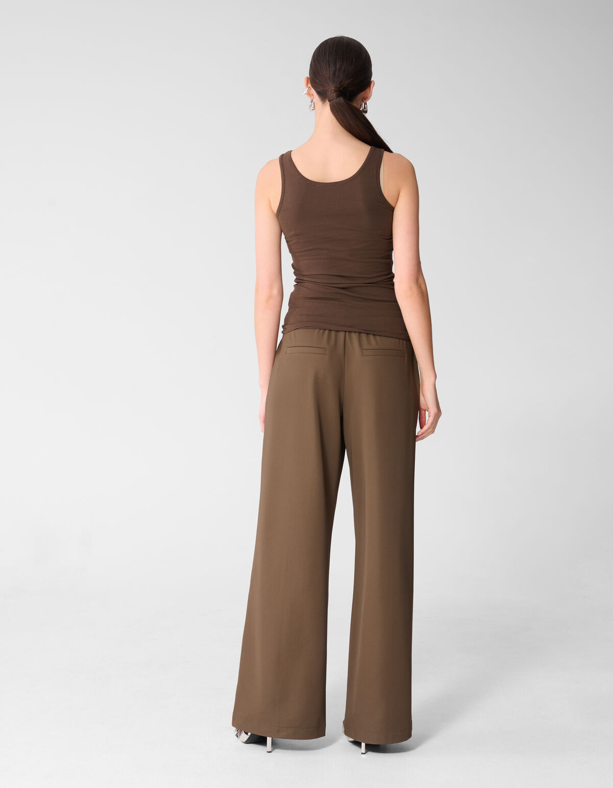 Basis Tanktop Donkerbruin SHOEBY WOMEN