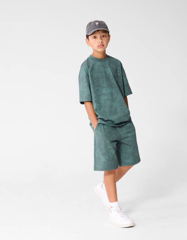 Gewaschenes kurzes Gr&uuml;n SHOEBY BOYS