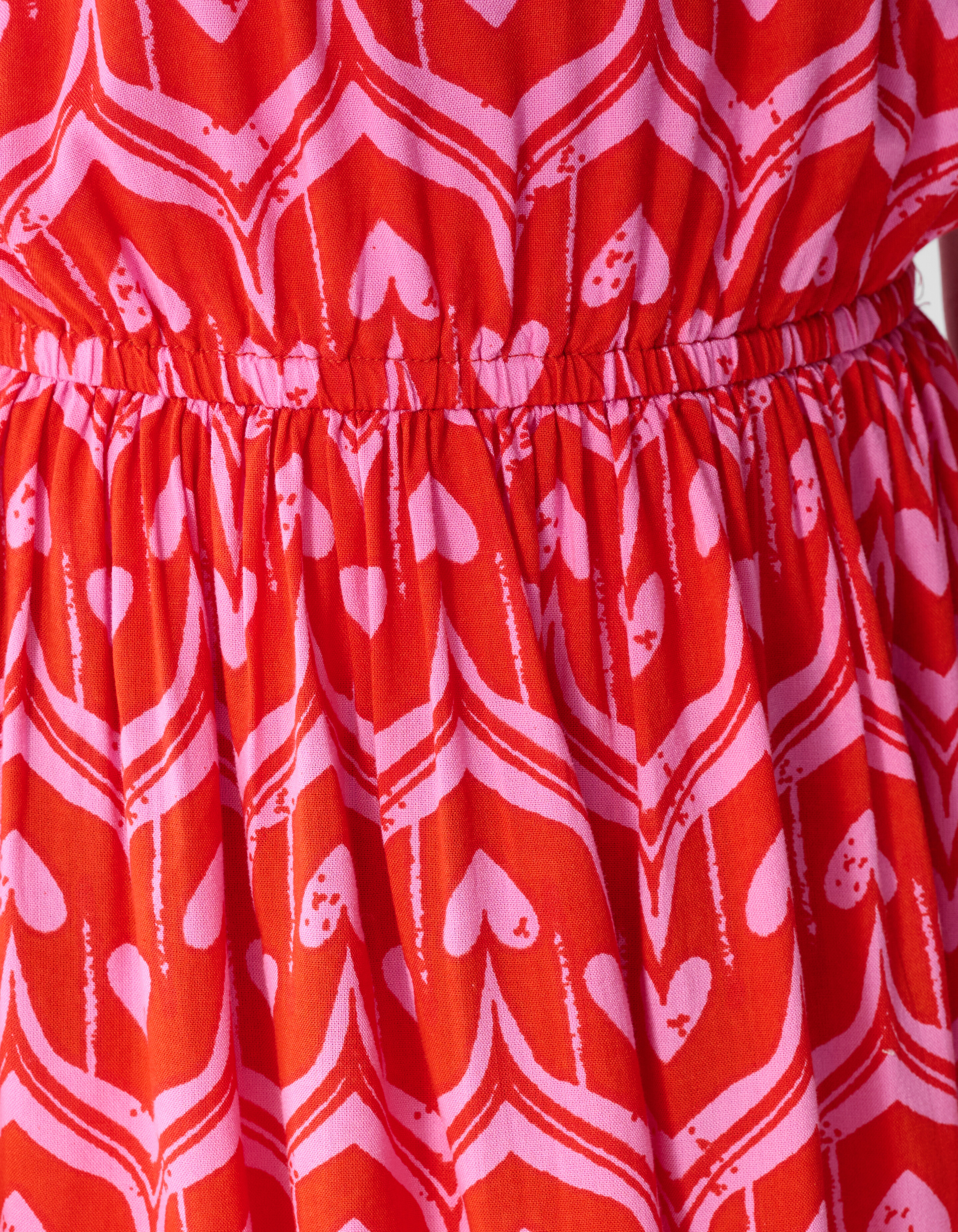 Herzprint Mini Kleid Rosa SHOEBY GIRLS